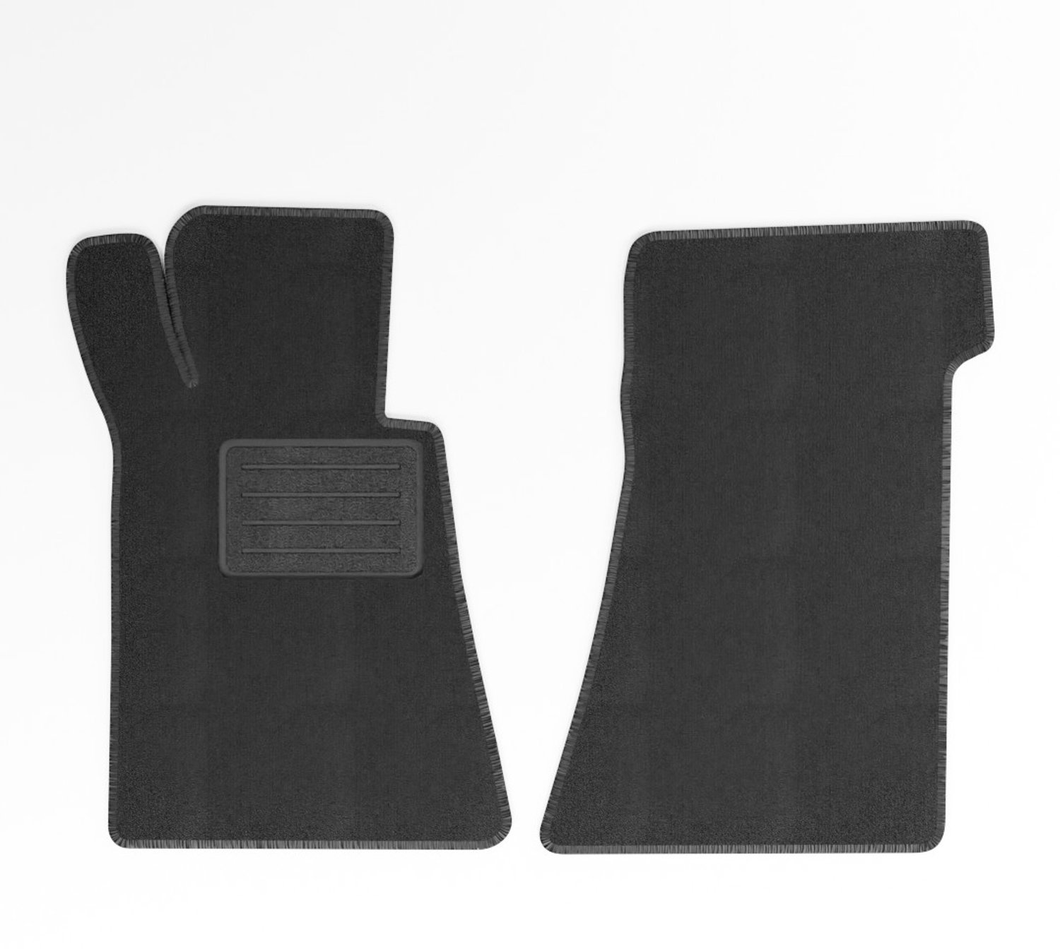 Mats4all | Naaldvilt automatten passend voor Mercedes SL W107 cabriolet voorset 1971-1989 | Antislip | Met versterking | 4-delig | Automatten | Mattenset