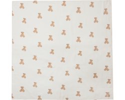 Jollein Hydrofiele Doek Large 115x115cm Teddy Bear- 2 - 2 stuks