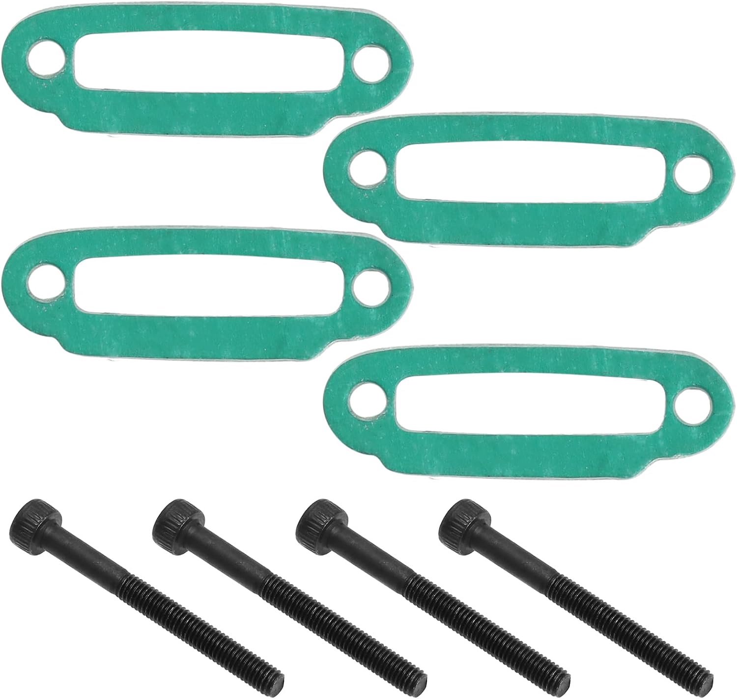 4pcs Exhaust Manifold Gasket Bolts for Car 1/10 Model Engine Gasket Exhaust Manifold Accessories Vehicle Replacement - ShopVlot