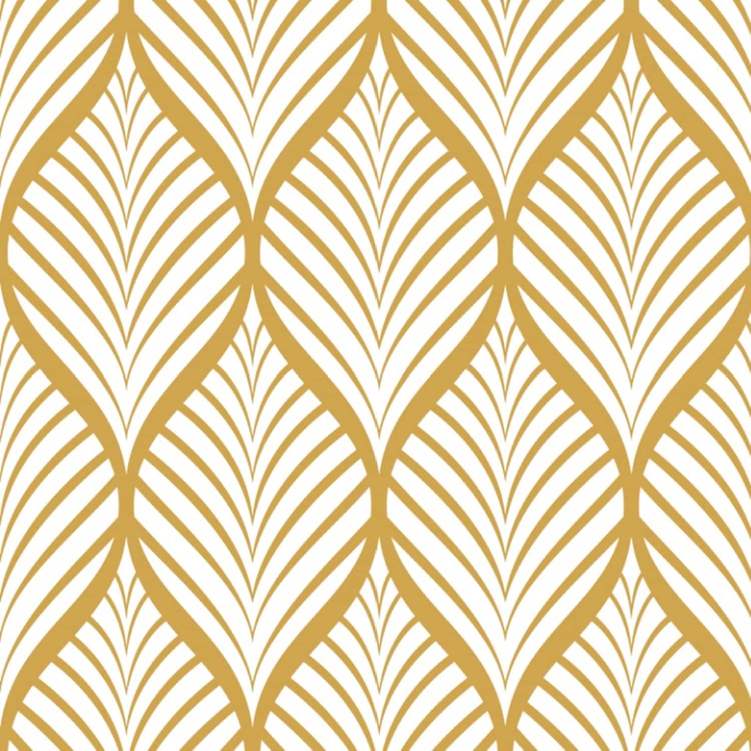 FENTIS Golden Stripe Wallpaper Peel and Stick Wallpaper Self Adhesive Contact Paper Sticky Back Plastic Vinyl Film - ShopVlot