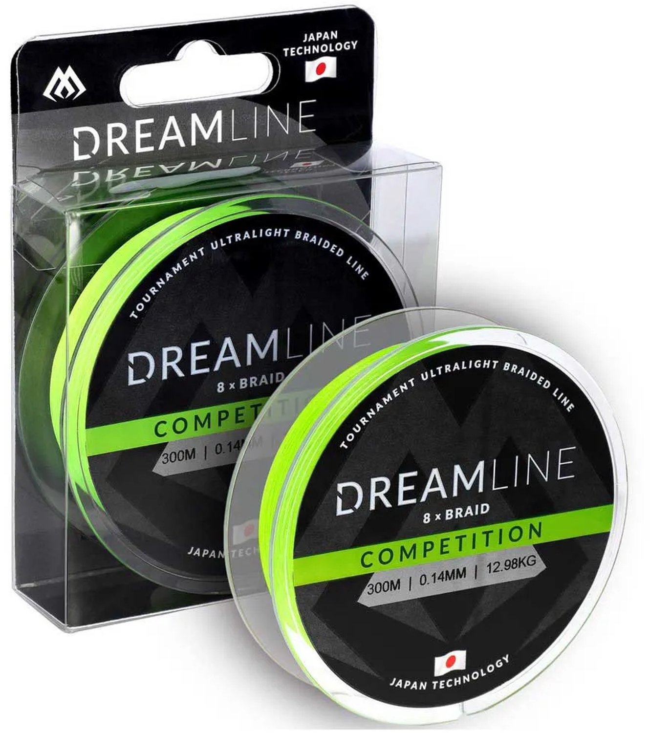 Mikado Dreamline Competition Gevlochten Vislijn 300 M Groen 0.180 mm