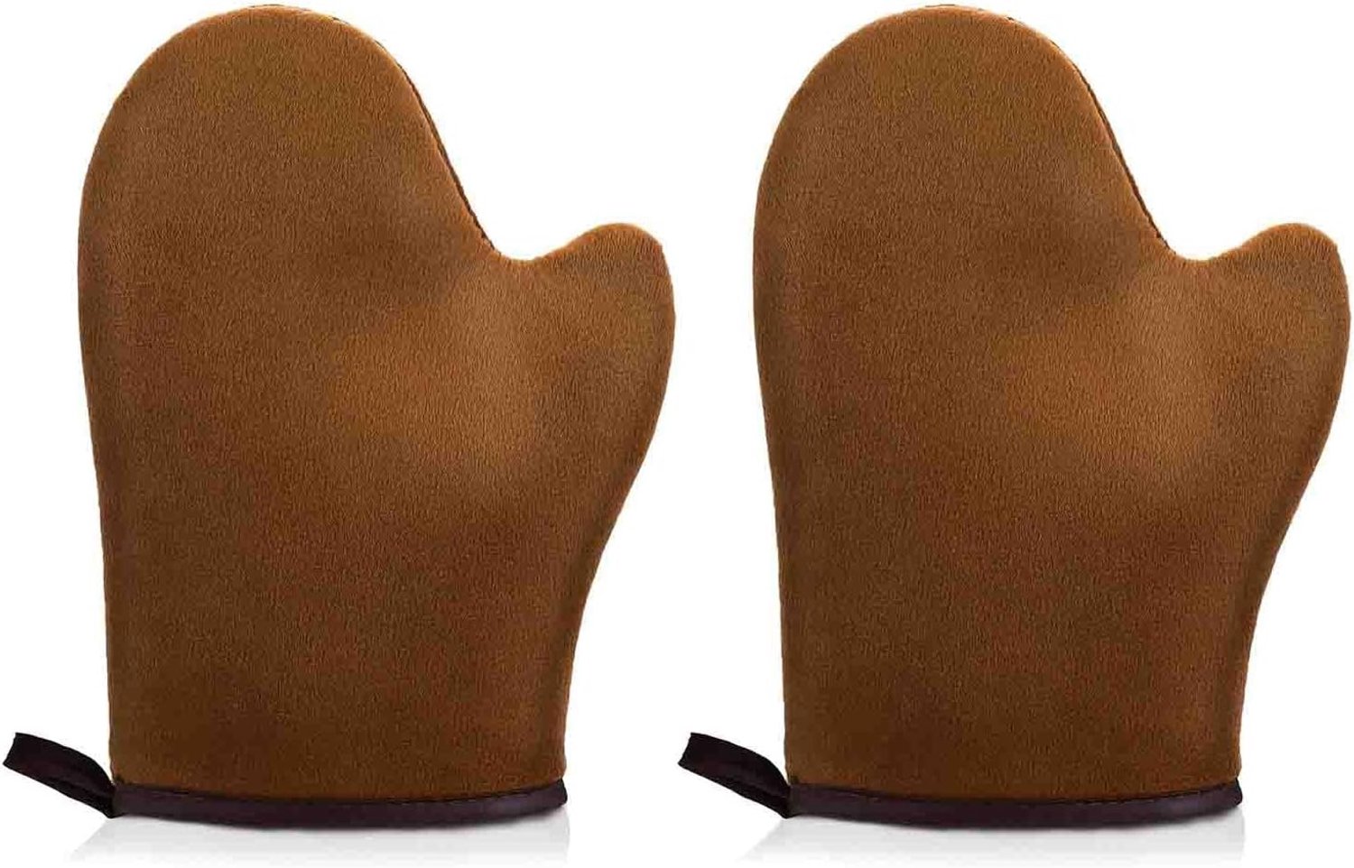 Ultra-zachte zelfbruinende handschoenen met dubbele applicator voor een gelijkmatige en soepele tan - ideaal voor huidverzorging en een stralende teint