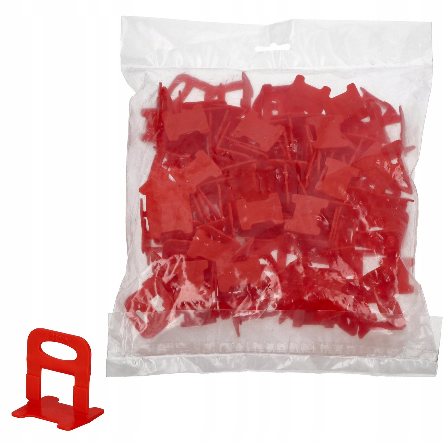 Kit voor Tegelnivellering: 100 Clips 2 mm - Perfecte Tegels