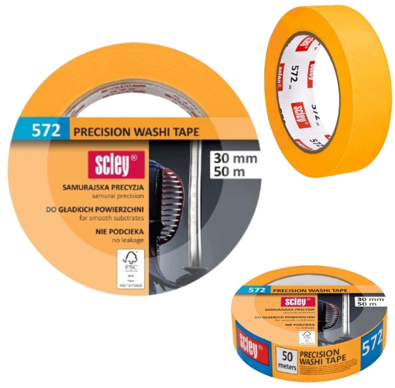 Scley Washi SchilderTape 30mm x 50m - Precisie en Professioneel Resultaat
