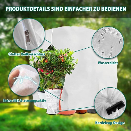 Winterbescherming voor planten 200x240 cm — afbeelding 2