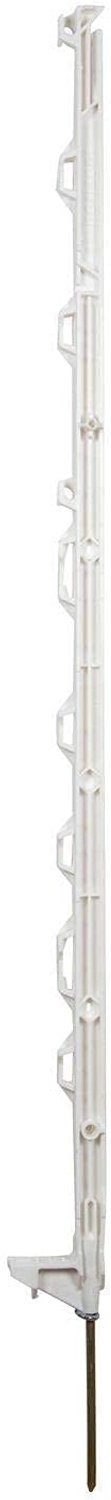 Plastic Weidezaunpalen 108 cm Wit Enkeltraps