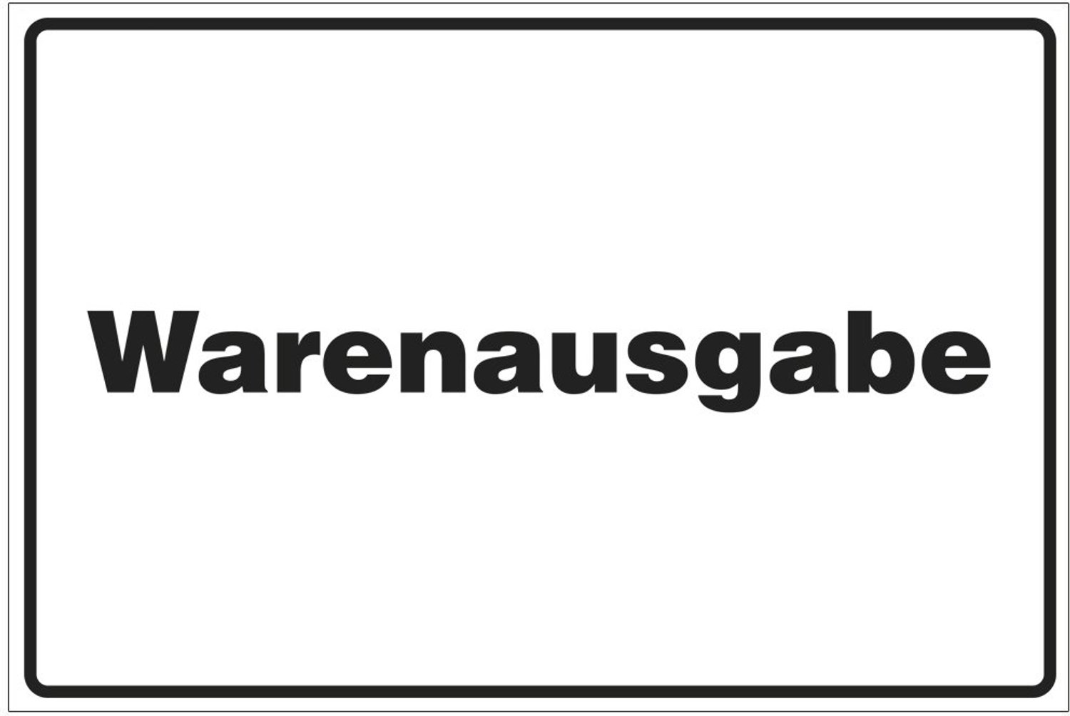 Aluminium Waarschuwingsbord 300 x 200 mm - Dibond Materiaal