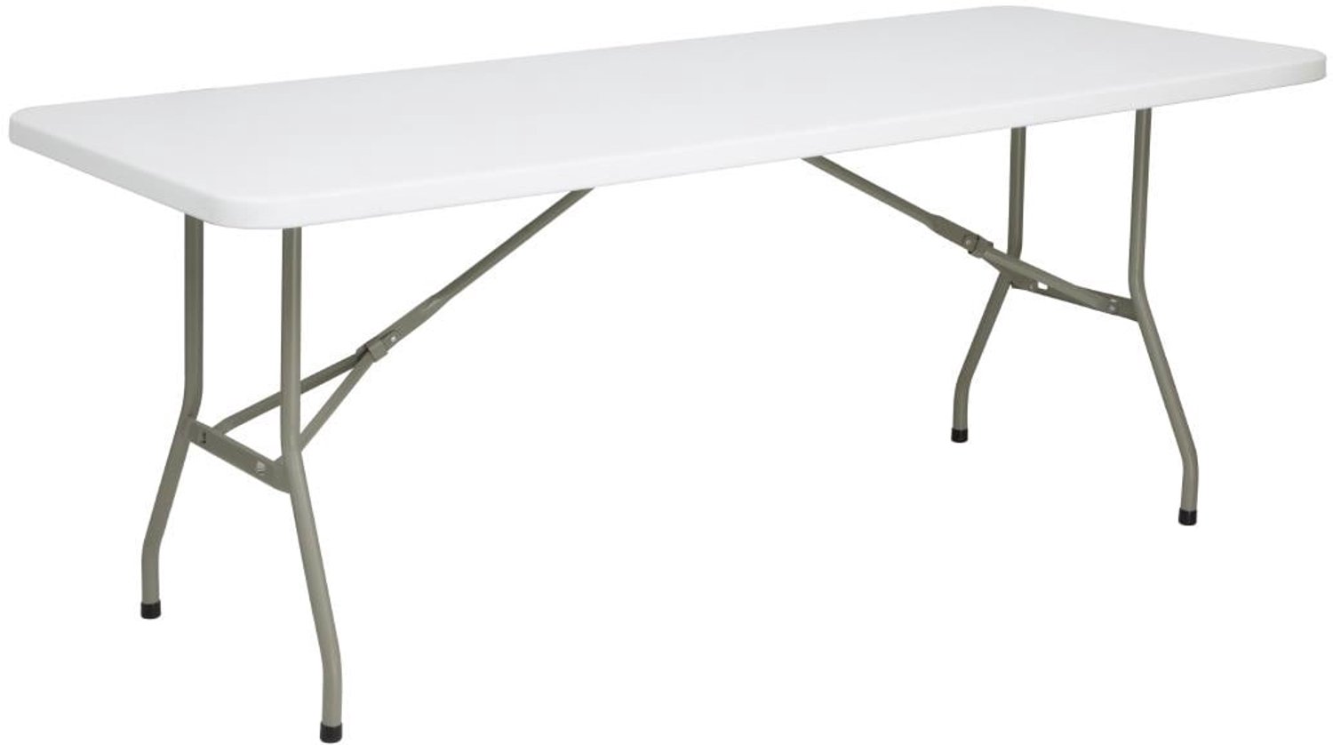 Bolero Opvouwbare Rechthoekige Tafel 6ft Wit