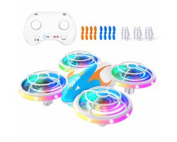 Mini Drone - RC quadcopter - Drone voor kinderen - Vliegtuig Speelgoed - Met LED-verlichting - voor kinderen en beginners - speelgoed vanaf 6 jaar - cadeau voor verjaardag en kerst