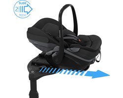 Maxi-Cosi Pebble Slide Pro - Autostoeltje met SLIDETECH®2 - 3,9 kg Lichtgewicht - Onyx Black