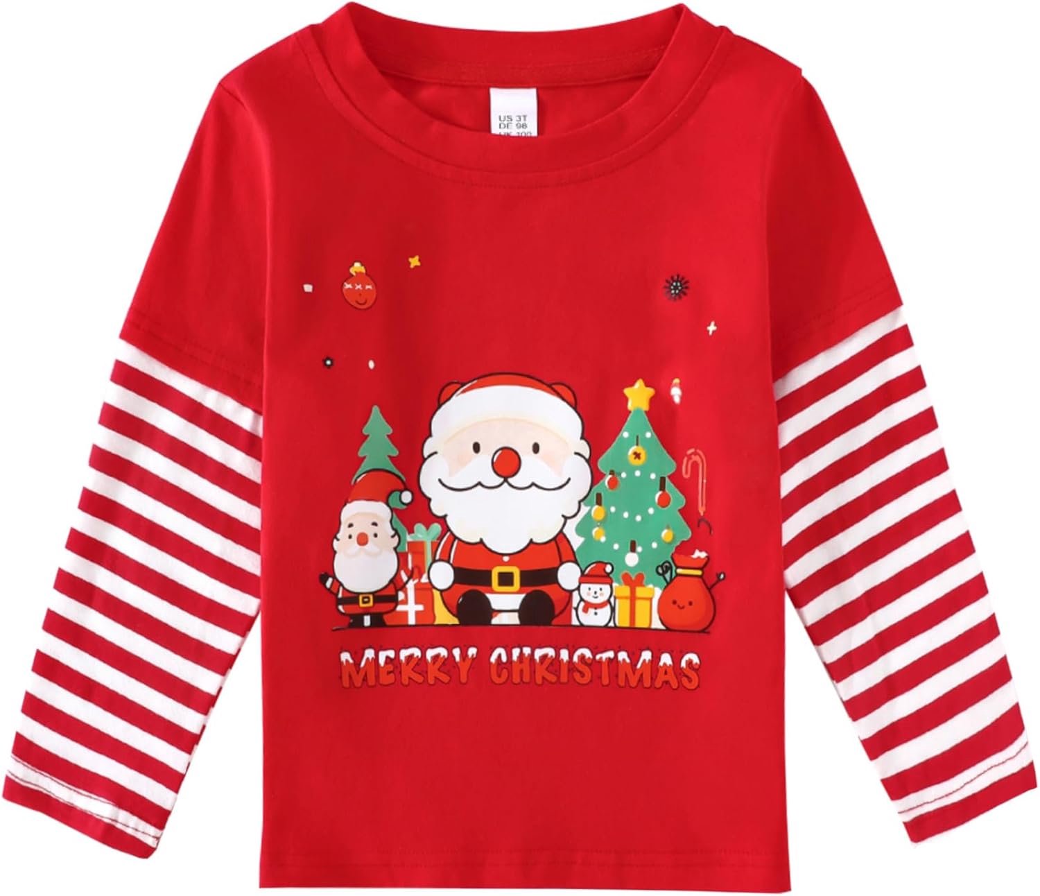 Kersttrui met lange mouwen voor kinderen 1-7 jaar