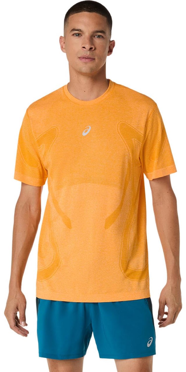 Asics ROAD SEAMLESS T-shirt met korte mouwen Mojave Wit