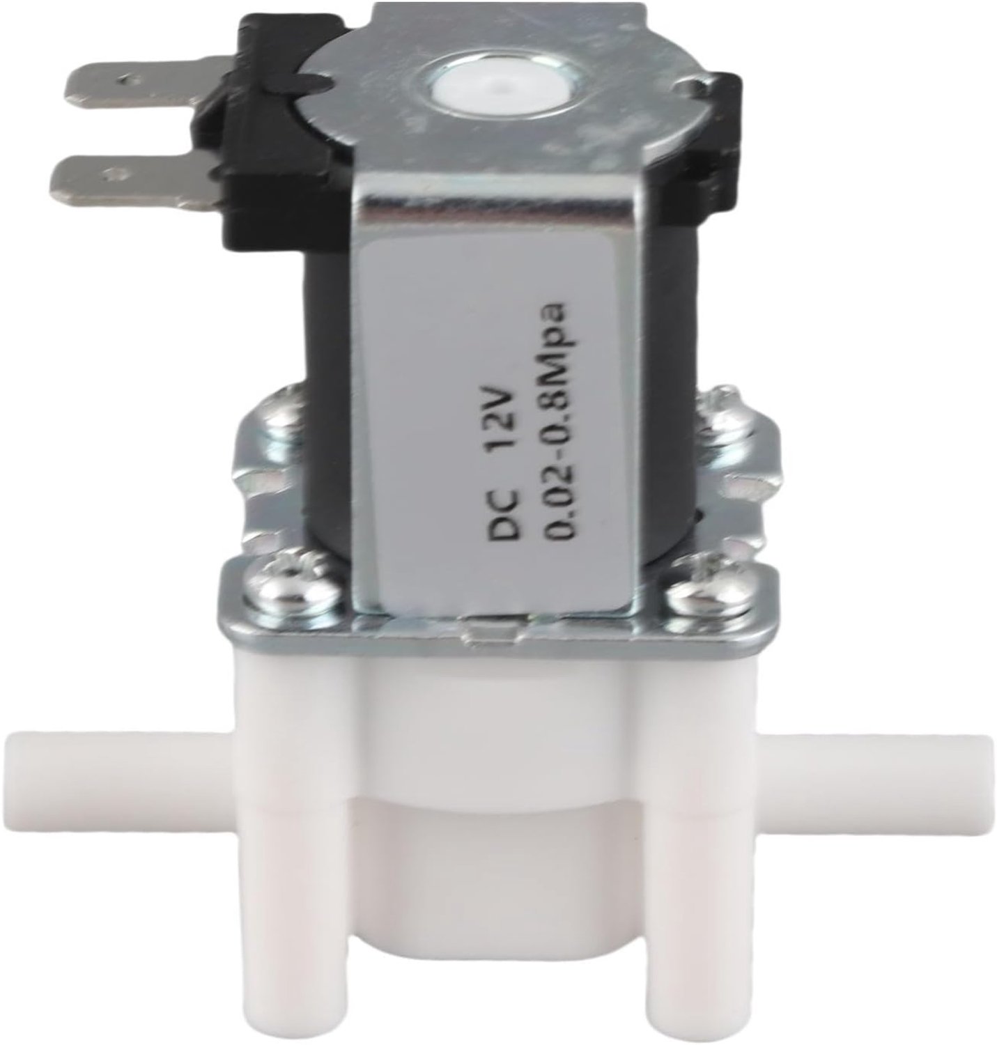 Watermagneetventiel 12V - 6,3 mm connector - normaal gesloten - voor waterdispenser of wasmachine - ServiceTopper
