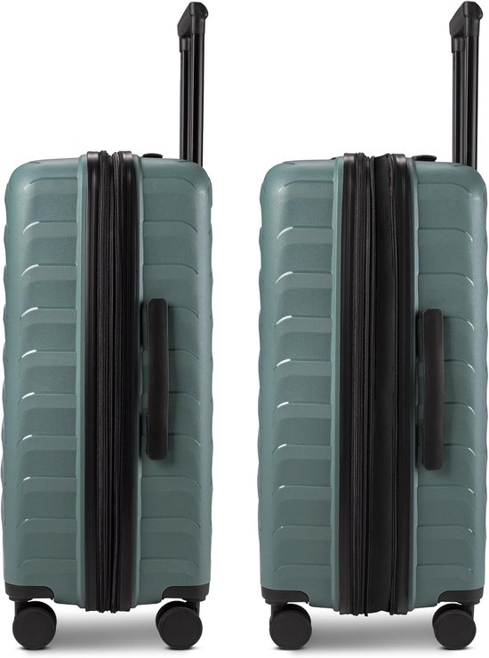 Kofferset, 48 x 29 x 75 cm, uitbreidbaar, met TSA-slot — afbeelding 4