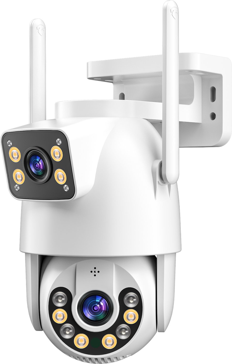 Wifi-beveiligingscamera - Dubbele lens - Nachtzicht - Objecttracking - Jortan Tech