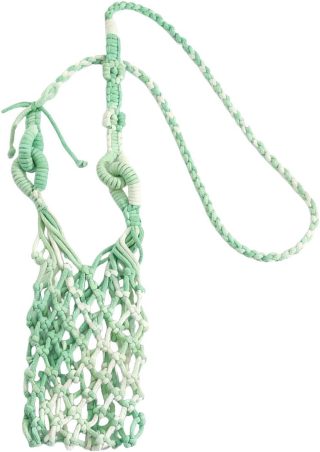 Tas Opengewerkte Boho Hands- Draagbare Wijnglas Houder
