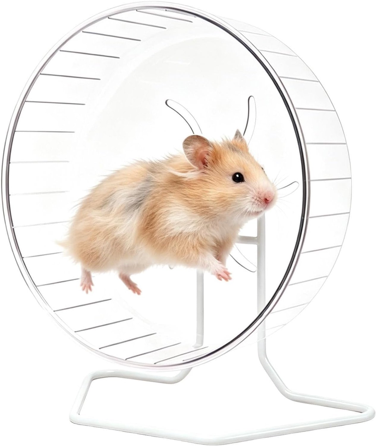 Looprad voor Gerbils Transparant draaiend oefenrad met standaard