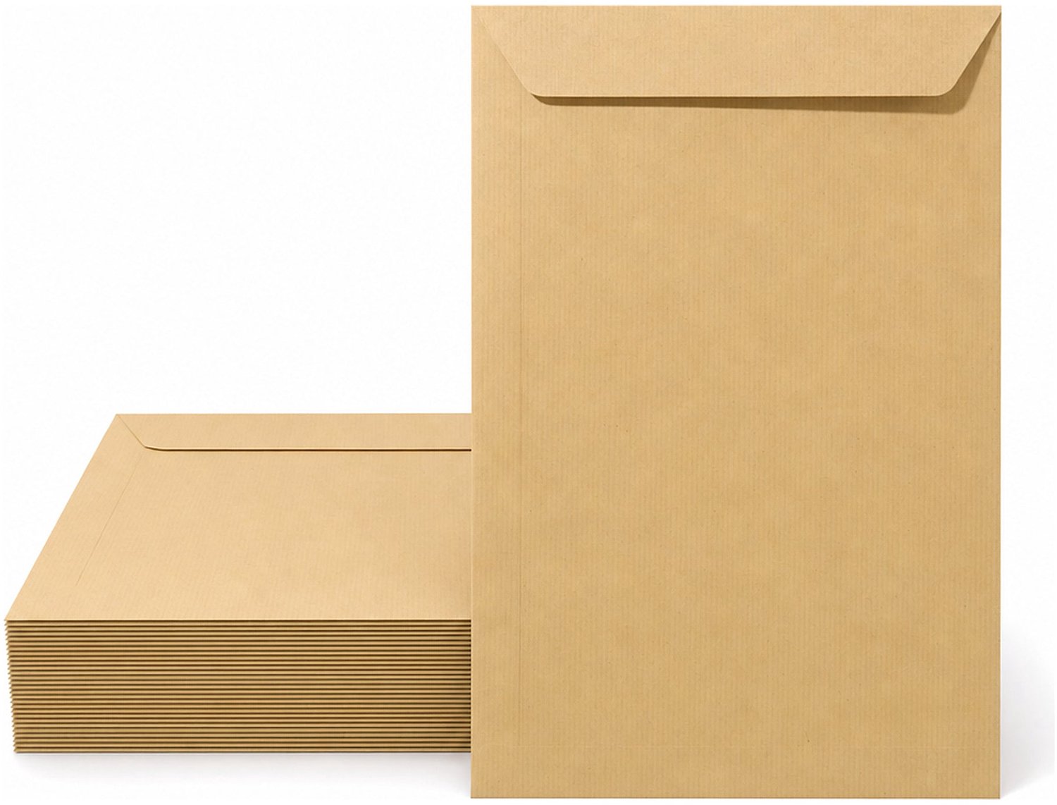 Enveloppen Kraft Lichtbruin 22x31.2 cm - 25 stuks - 120 gram - Kraft Enveloppen A4 - Akte Envelop