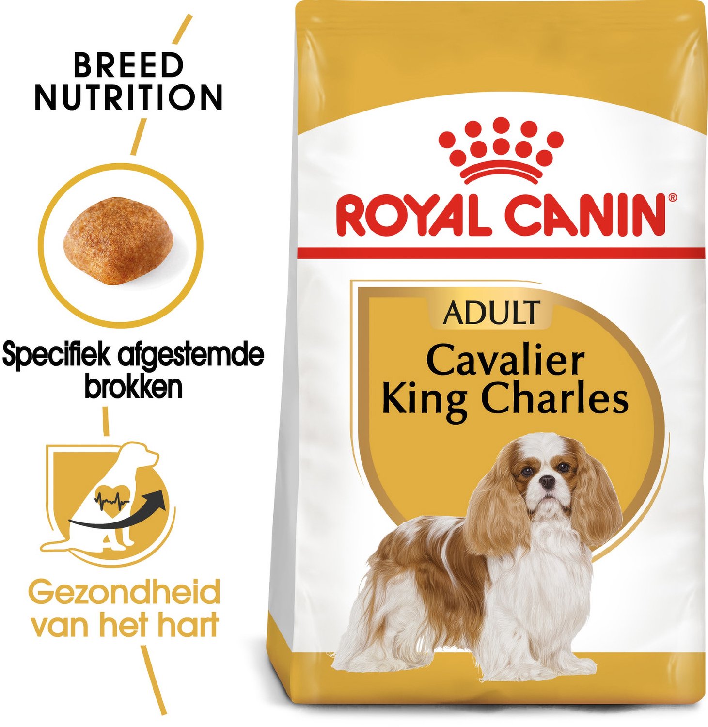 Bol.com Royal Canin Cavalier King Charles Adult - Hondenvoer - 7,5kg - Volwassen Cavalier aanbieding