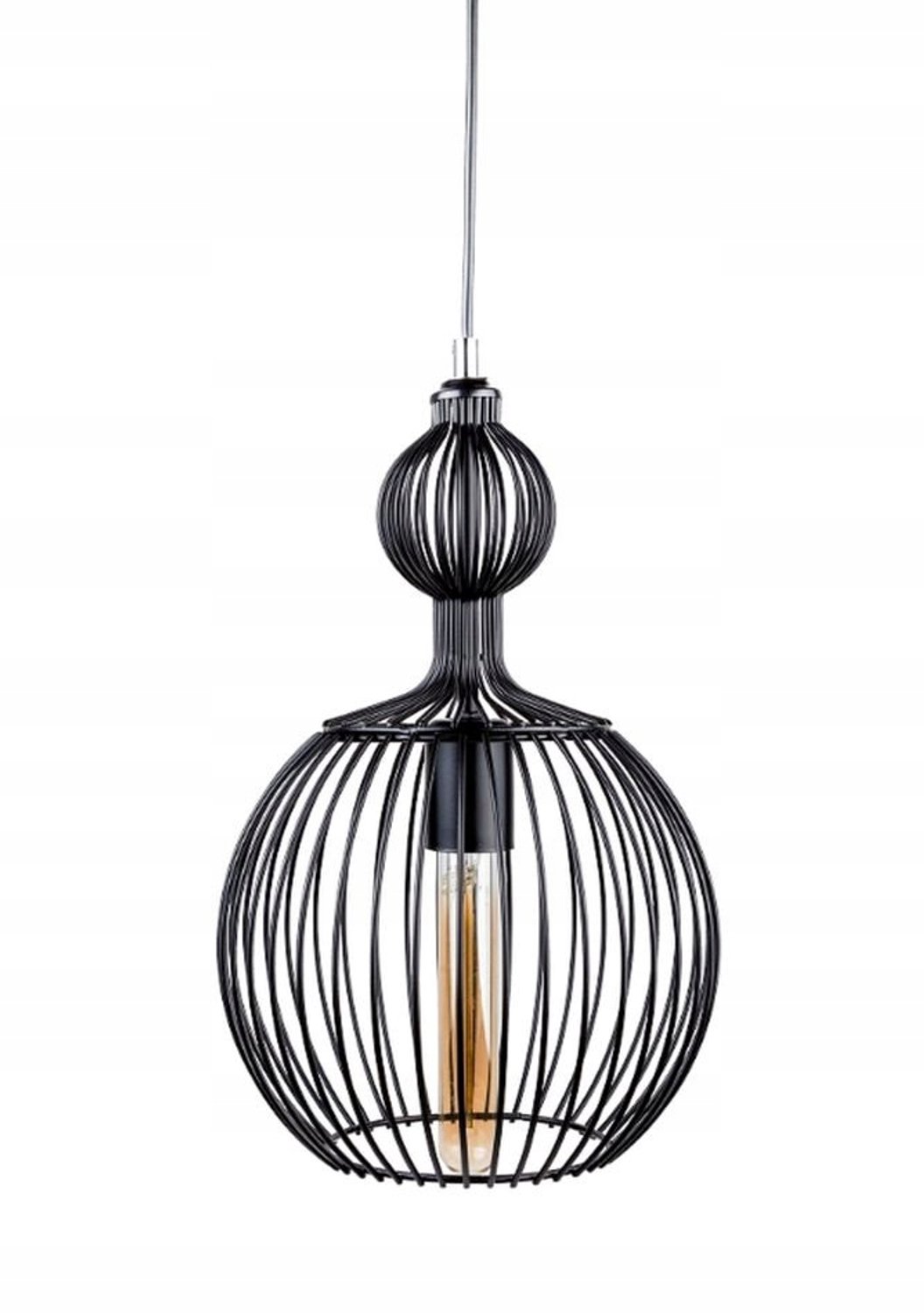 Moderne Zwarte Hanglamp Flutto Nera - 100cm Hoog
