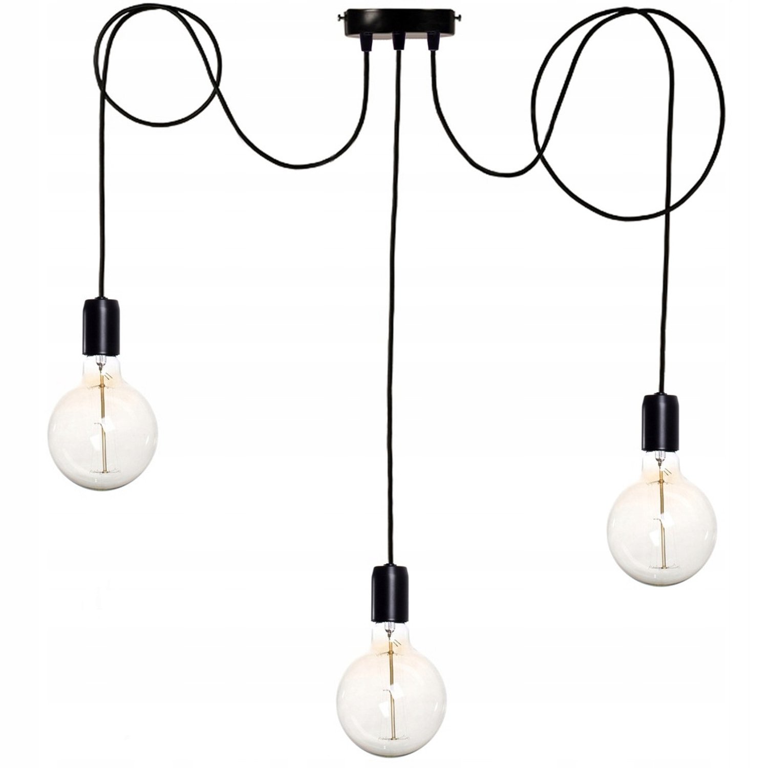Luxe Hanglamp Spider 3 Zwart - Stijlvol en Modern