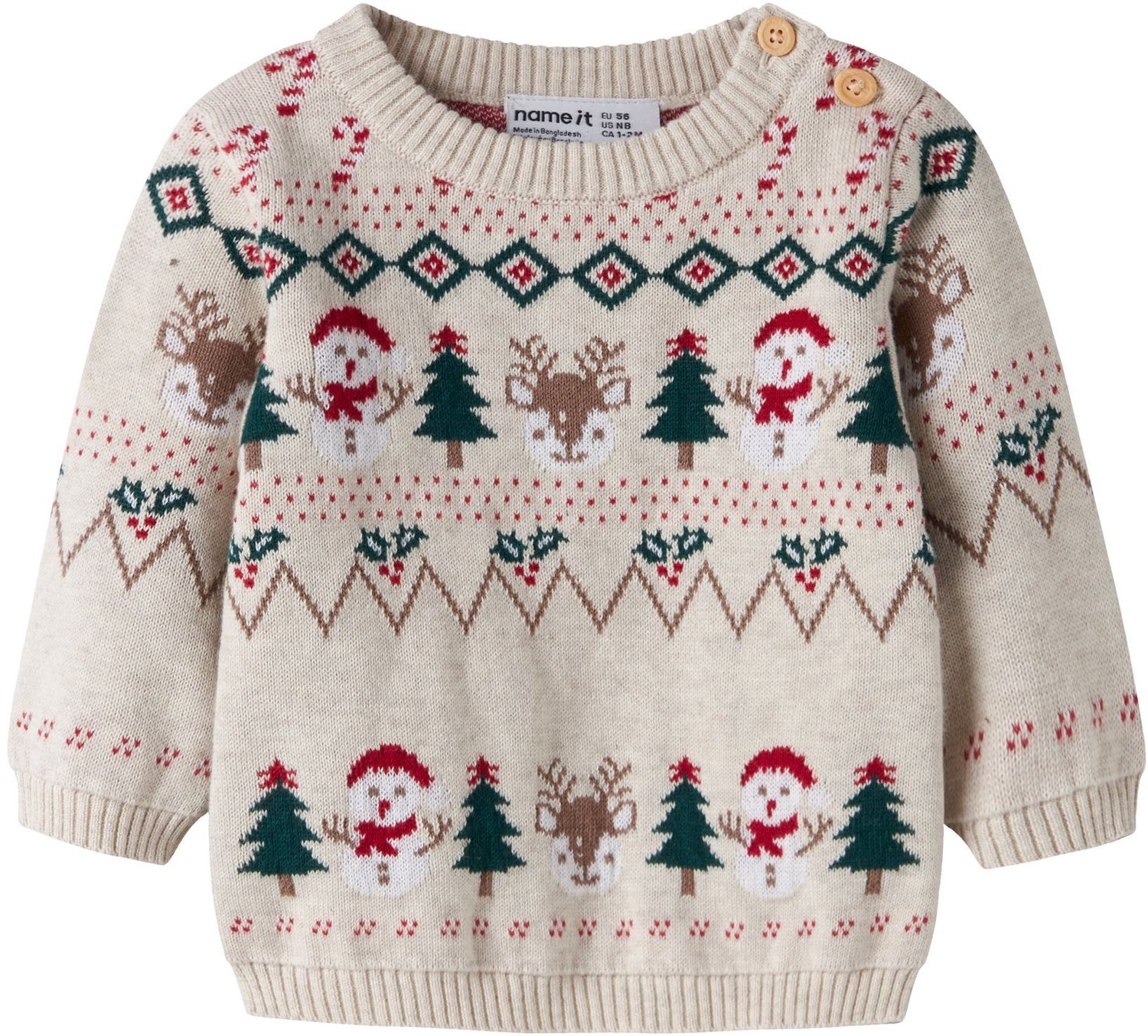 Name it Gebreide trui Kerst