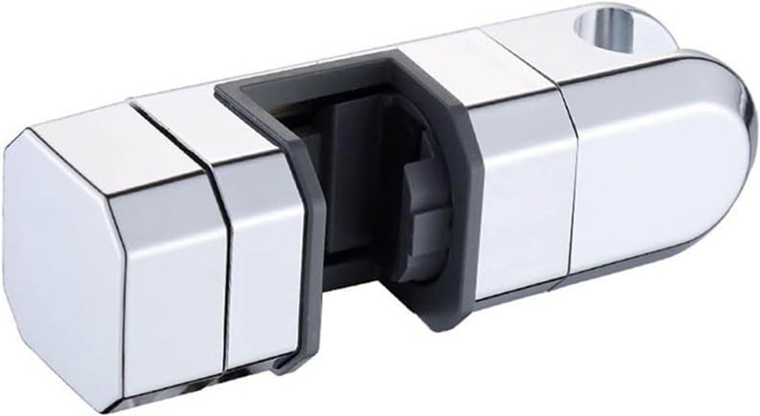 Douchebeugel universele 15 mm-30 mm doucherailkop schuifregelaar staafhouder hefstang klemhouder vervangende beugel (zilver)