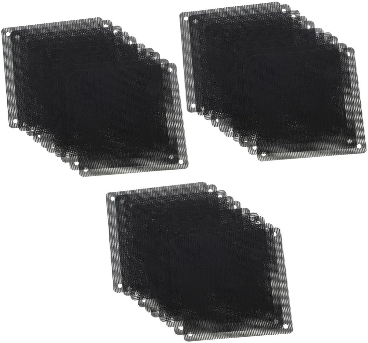 Jojofuny 3 Sets Computerbehuizingfilters Ventilatorgaasfiltergereedschap Installatiekoelventilator 10 Stuks * 3