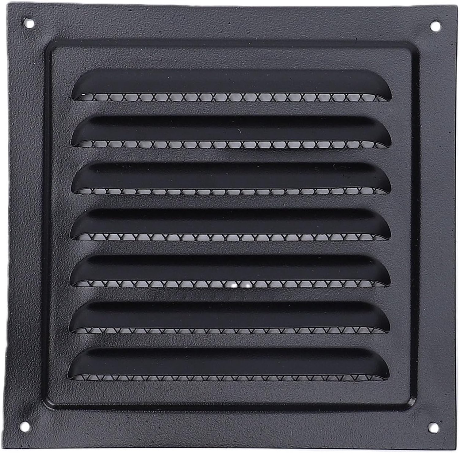 2PCS Aluminium Zolderventilatie, Stevige Vierkante Ventilatieopening met Beschermend Gaas voor Garagedak 5,9 in X 5,9 in (Aluminium gaas)
