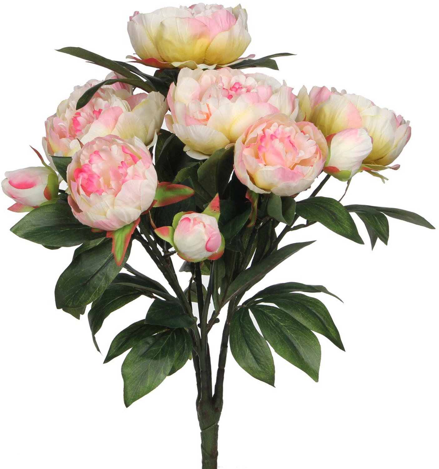 Kunstbloem Peony Lichtroze