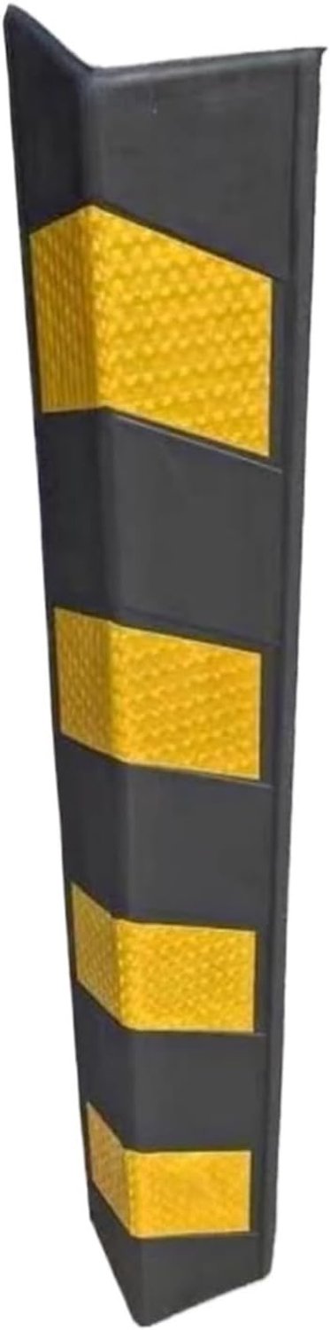 Muur hoek guard, garage muur bewakers geel 80-120 cm pak van 2-15 stuks, geel - 1 stuks-80 cm