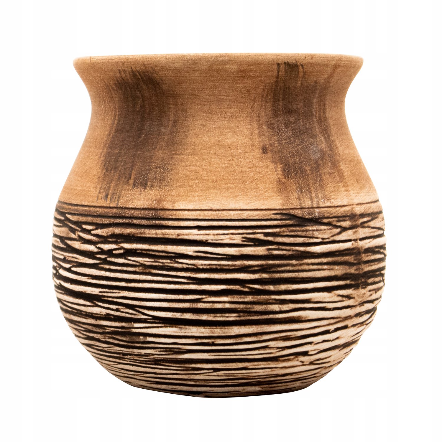 Cebador Anciento Keramische Yerba Mate Kalebas - Beige/Bruin