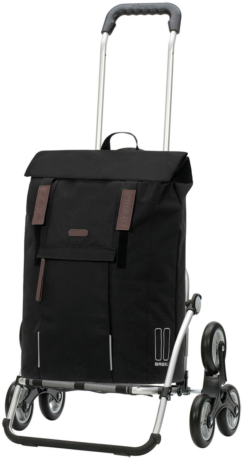 Andersen Shopper Treppensteiger Royal Shopper Basil City Winkelwagen 57 cm - 45 L - schwarz