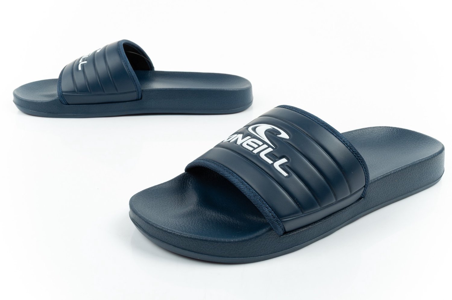 Merkloze Heren Sport Slippers Blauw