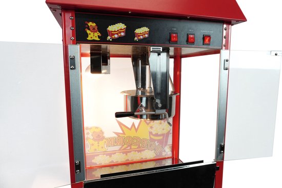 Popcornmachine Incl. Wielen - Combisteel - 7455.0815 - Horeca & Professioneel — afbeelding 2