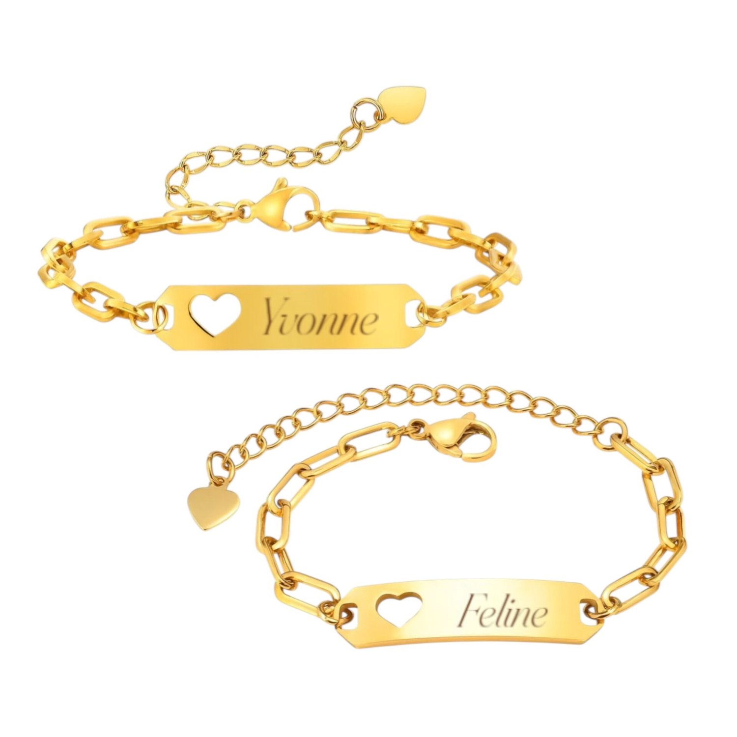 Moeder en Dochter Schakelarmband Set