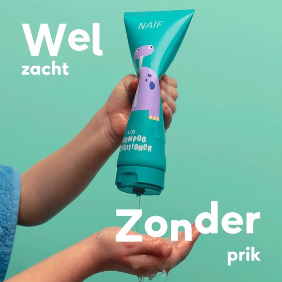 Naïf - 2-in-1 Shampoo & Conditioner - Kids - Haarverzorging - Natuurlijke Ingrediënten - Verzorgend - 250ml — afbeelding 2