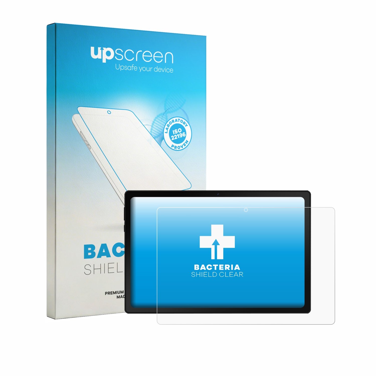 upscreen - Screenprotector voor Mutsay MTSKB10L-BJ 10" - Folie Beschermfolie transparant antibacterieel