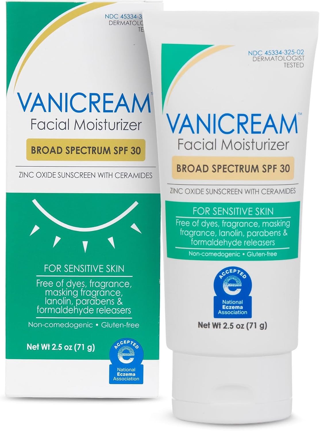 Hydraterende Gezichtscreme met SPF voor Bescherming en Verzorging, 0.2 oz