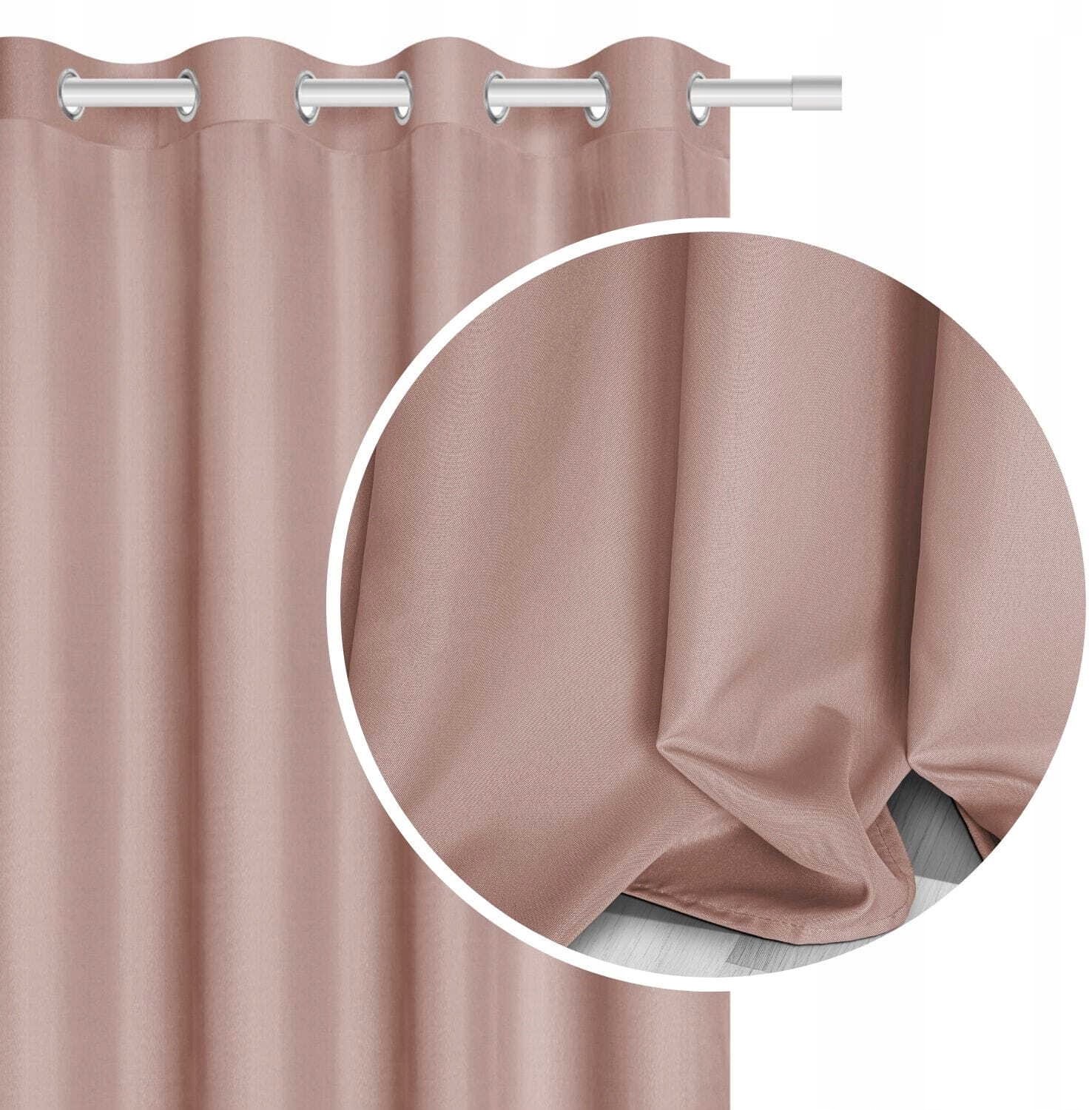 PRESTIQUA Pudergrijze Gordijn VIVA 140x235cm - Stijlvolle Salon Decoratie Pudergrijs