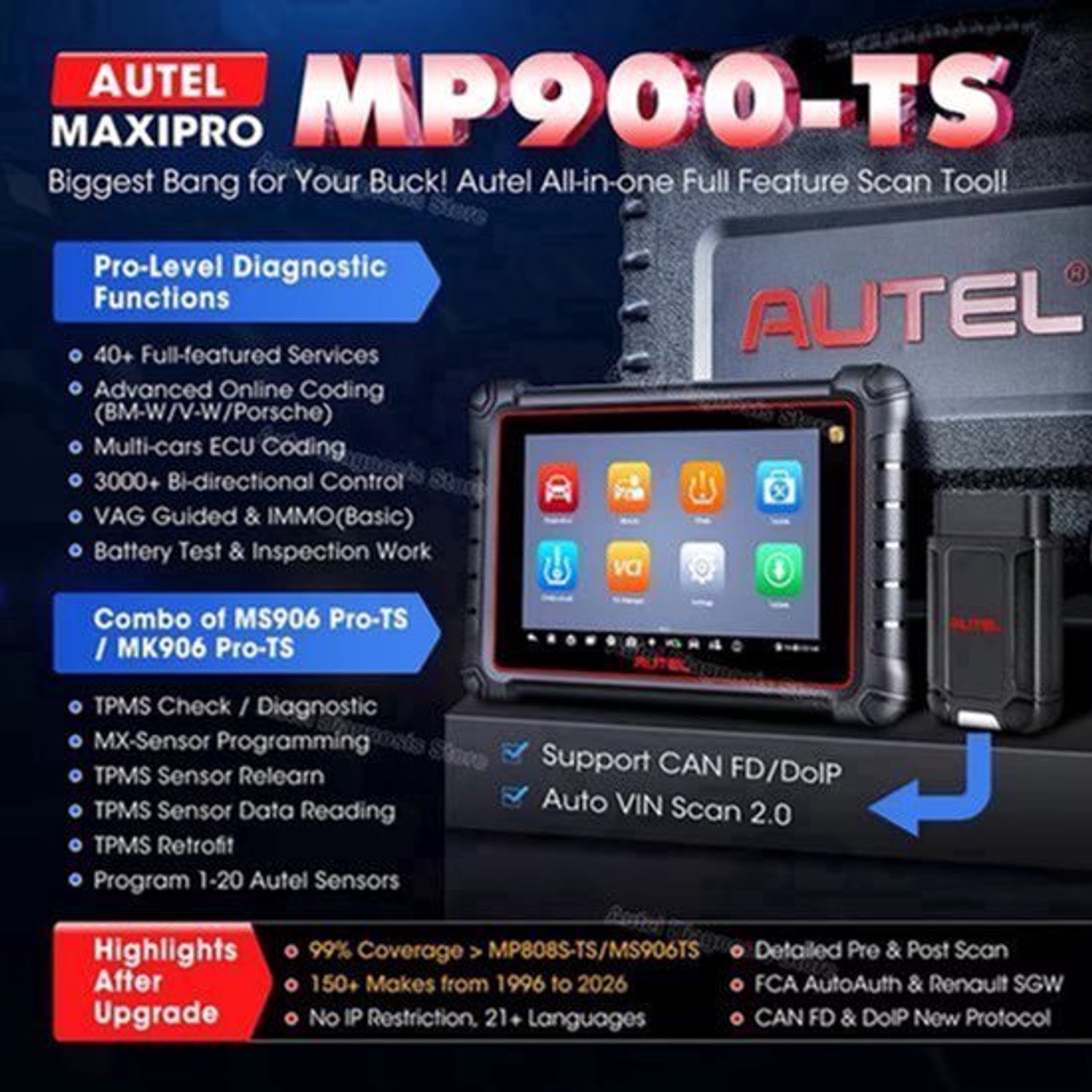 Auto Uitleesapparatuur - Voertuigspecifieke Pasvorm - 8 Inch Display - Bluetooth - Wifi - Android 11