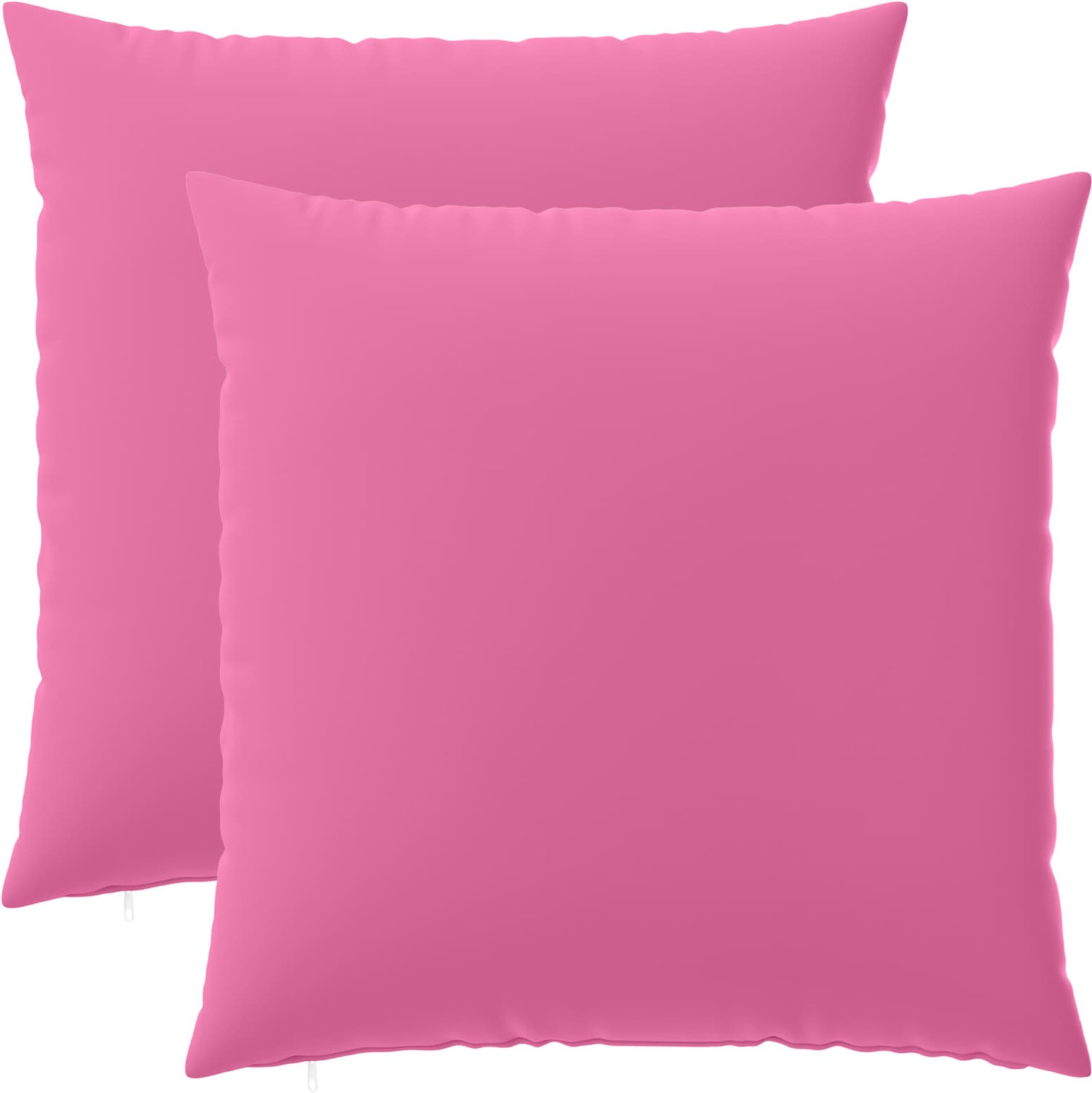 vidaXL Dekenkussen - 2 - st - HEERLEN - Roze - 65 - x - 65 - cm - Polyester