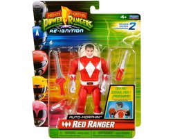 Power Rangers actiefiguur Red Ranger - Mighty Morphin verzamelitem speelgoed.