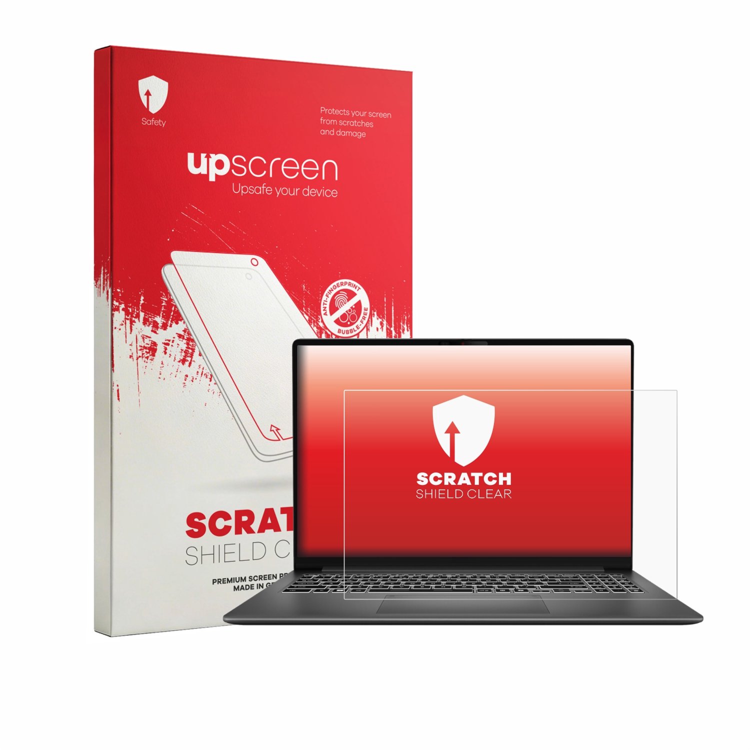 upscreen - Screenprotector voor MSI Modern 16S AI - Folie Beschermfolie transparant