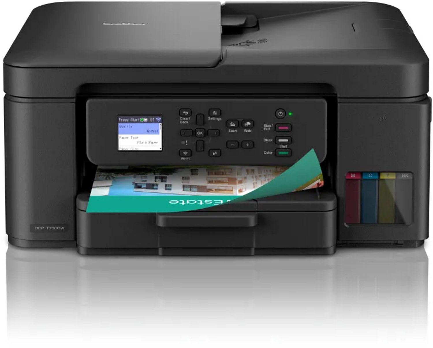 Bol.com Brother DCP-T780DW - All-in-One Inkttankprinter - Zwart aanbieding