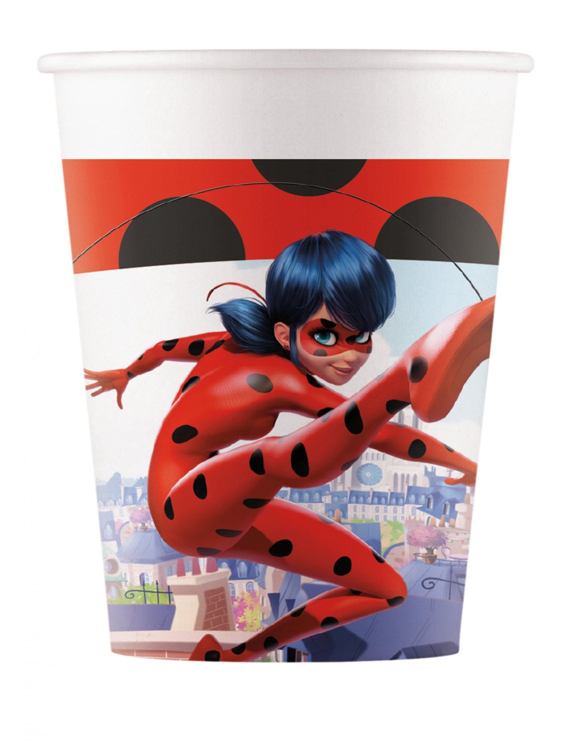 Vegaoo - 8 kartonnen Miraculous Ladybug bekers
