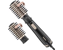 BaByliss Big Hair 1000 Roterende Föhnborstel AS962E - Twee borstels van 40 & 50mm - 2 draairichtingen - Ionisch - 1000W (Airstyler) - Krulborstel