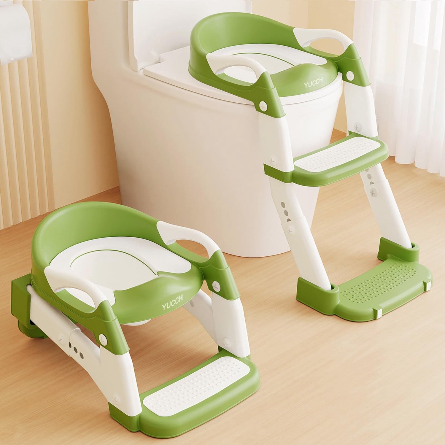 Kinder Toilet Bril met Trap, 2-in-1 WC Reducer