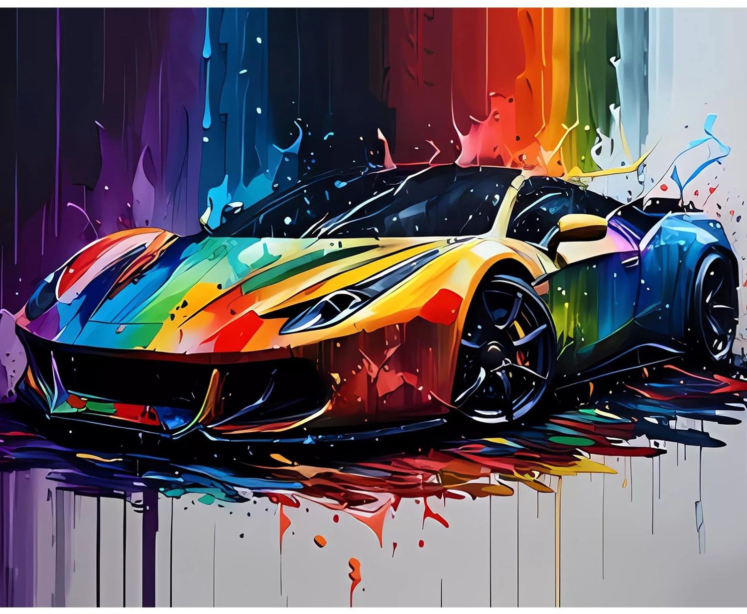 Verf op Nummer Set - Racing Auto voor Kinderen en Volwassenen