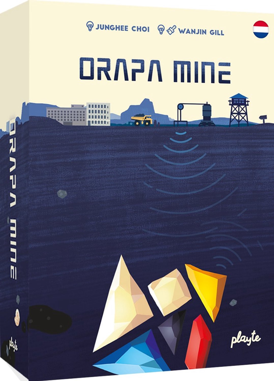 Asmodee bordspel Playte Orapa Mine educatief spel voor kinderen.